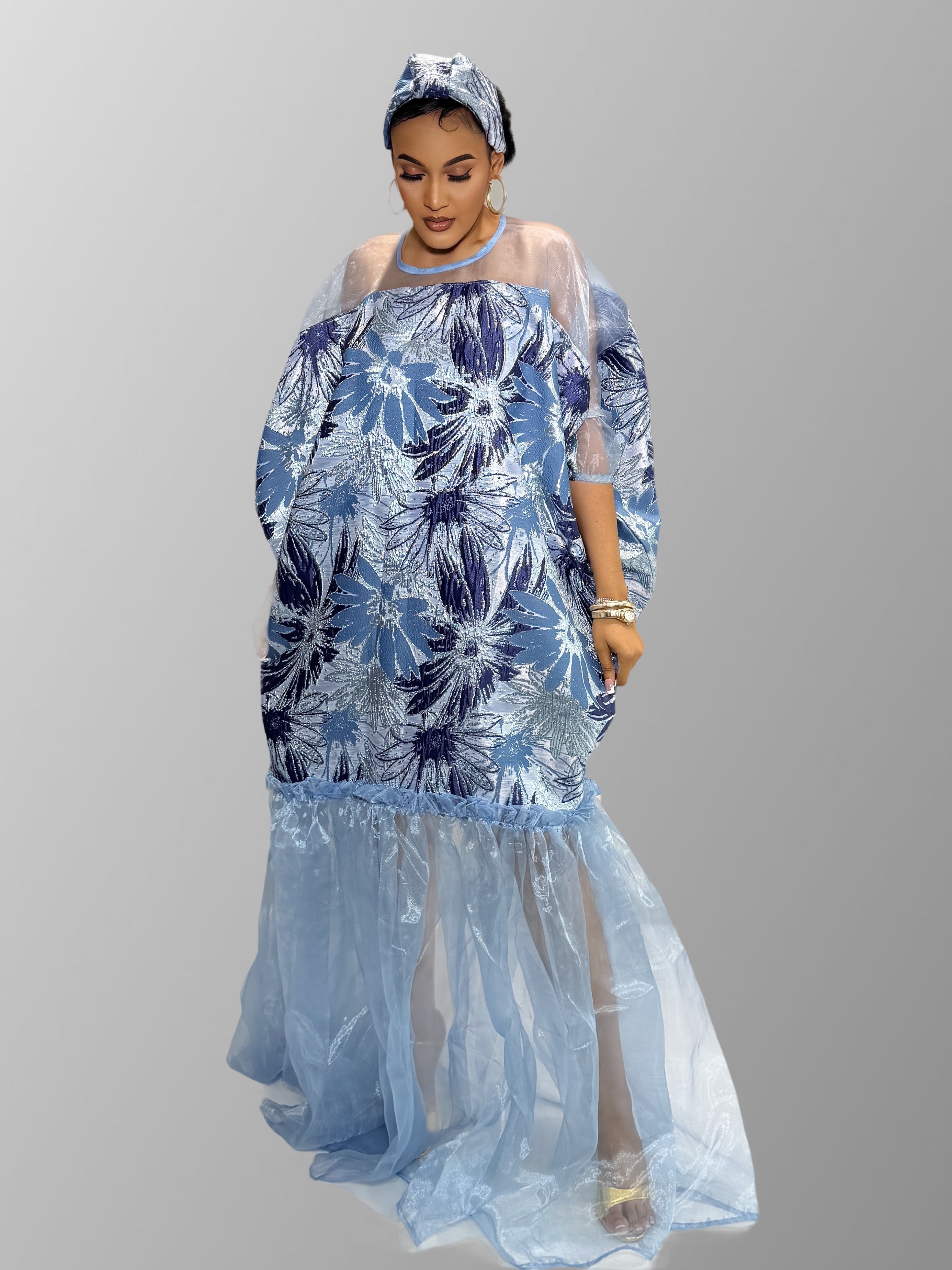 BROCADE ORGANZA BUBU